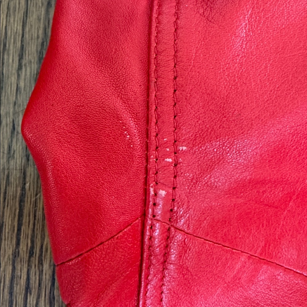 Wilsons Red Leather Pants - Picture 7 of 7